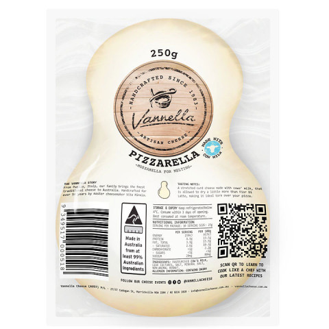 Vannella Pizzarella Mozzarella - Clearance