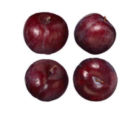 Teaghan Blue Plums Whole Kg - Organic