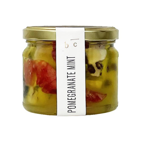 Botanical Cuisine Pomegranate Mint Macadamia Feta