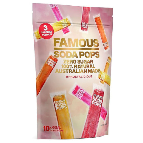 Famous Soda Co Pops Assorted