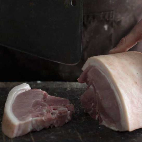 Feather and Bone Pork Loin Chops Pastured (Fresh)