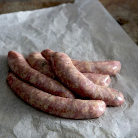 Feather and Bone Pork Sausages Pastured - Ginger (Fresh/Frozen)