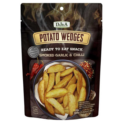 DJandA Potato Wedges Smoked Garlic and Chilli