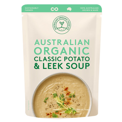 Australian Organic Food Co Potato and Leek Soup