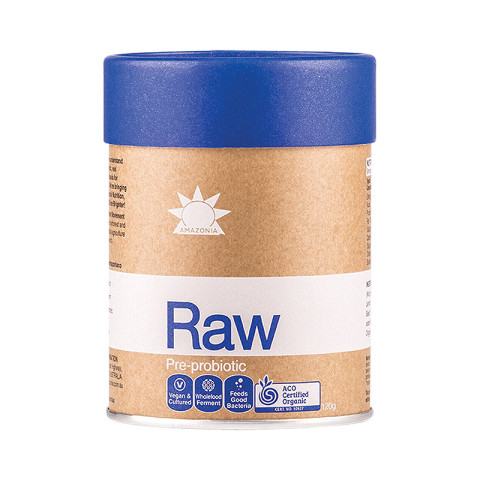 Amazonia Raw Pre-Probiotics Over 13 Organic Living Strains