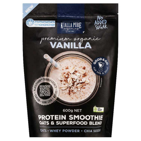Kialla Protein Smoothie Vanilla Organic