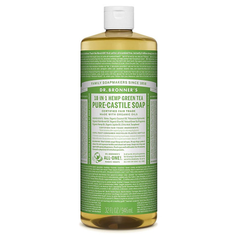 Dr Bronner's Pure Castile Soap Green Tea