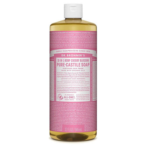 Dr Bronner's Pure Castile Soap Liquid Cherry Blossom