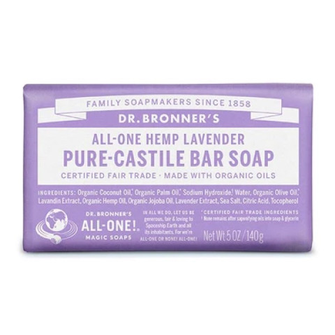 Dr Bronner's Pure-Castile Bar Soap Lavender