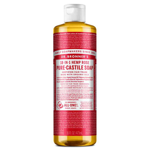 Dr Bronner's Pure-Castile Soap Rose