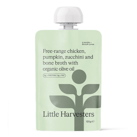 Little Harvesters Puree Pouch - Free-Range Chicken and Zucchini