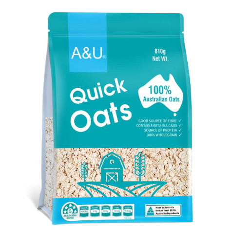 A and U Quick Oats Australian