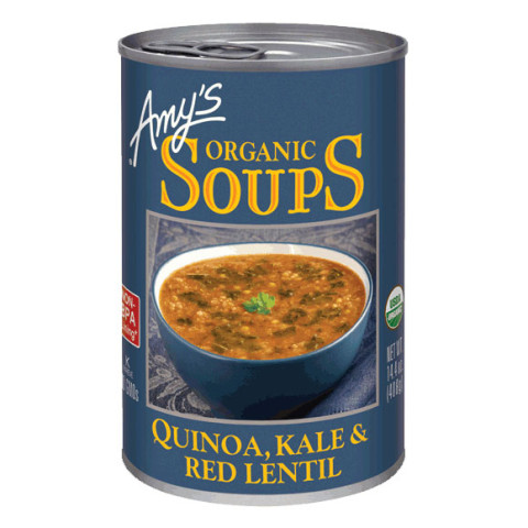 Amy’s Kitchen Quinoa, Kale and Red Lentil Soup