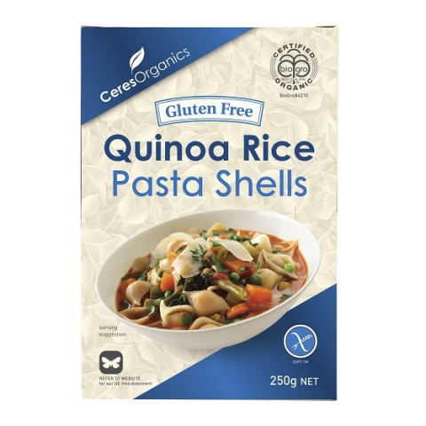 Ceres Organics Quinoa Rice Pasta Shells