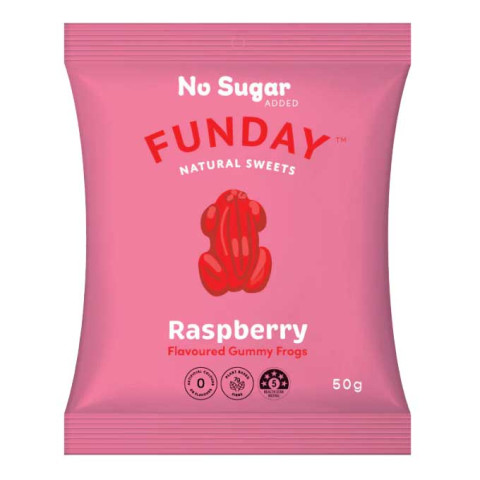 Funday Raspberry Gummy Frogs