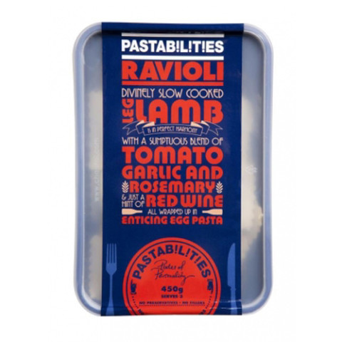 Pastabilities Ravioli Pasta - Leg Lamb with Tomato, Garlic and Rosemary