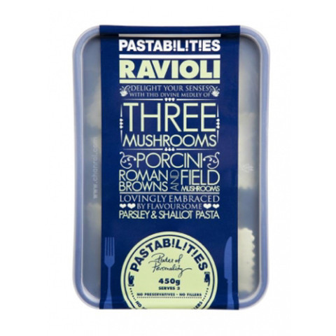 Pastabilities Ravioli Pasta - Three Mushrooms
