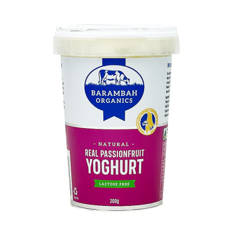 Barambah Organics Real Passionfruit Yoghurt