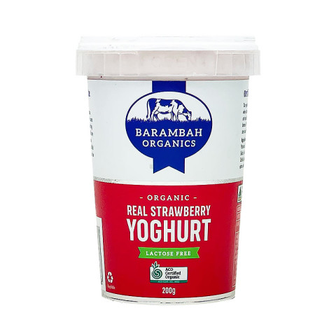 Barambah Organics Real Strawberry Yoghurt