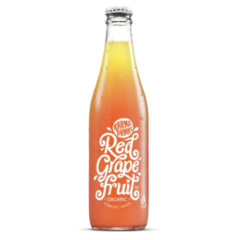 Karma Drinks Red Grapefruit Sparkling Water Bulk Buy