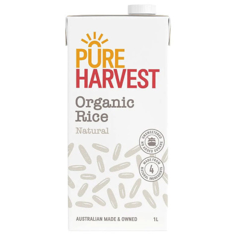 Pure Harvest Rice Milk Natural