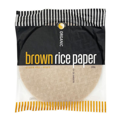 Spiral Foods Organic Rice Paper Brown