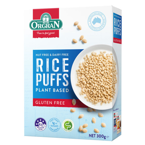 Orgran Gluten Free Rice Puffs