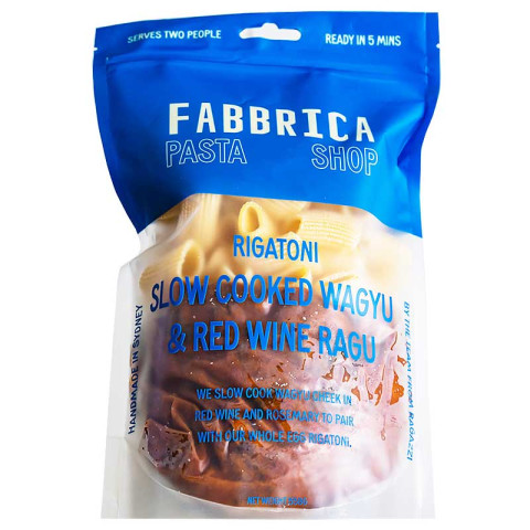 Fabbrica Pasta  Rigatoni Slow Cooked Wagyu Beef and Red Wine Ragu