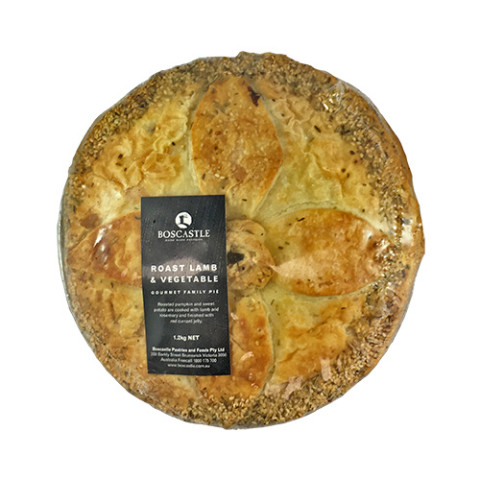 Boscastle Roast Lamb and Vegetable Pie - Clearance