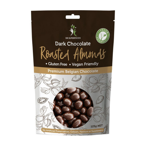 Dr Superfoods Roasted Almonds Dark Chocolate