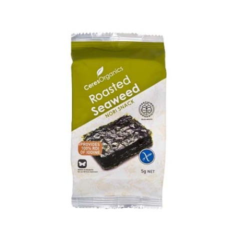 Ceres Organics Roasted Seaweed Snack Sea Salt