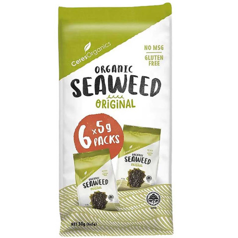 Ceres Organics Roasted Seaweed Snack Multipack