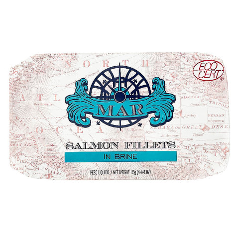 Mar Salmon fillets in Brine Can