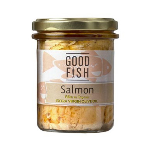 Good Fish Alaskan Salmon in Extra Virgin Olive Oil JAR