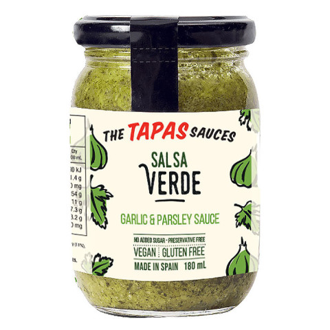The Tapas Sauces Salsa Verde - Garlic and Parsley Sauce