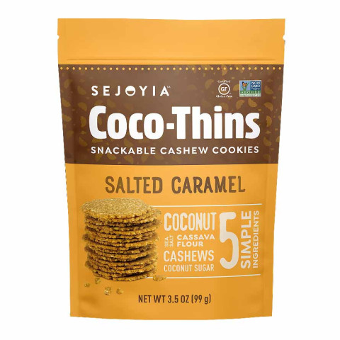 Sejoyia Coco-Thins Salted Caramel