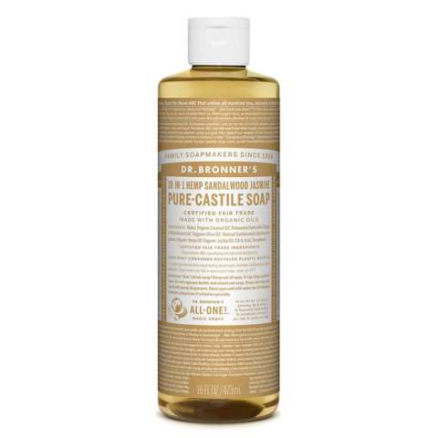 Dr Bronner's Pure Castile Liquid Soap Sandalwood Jasmine