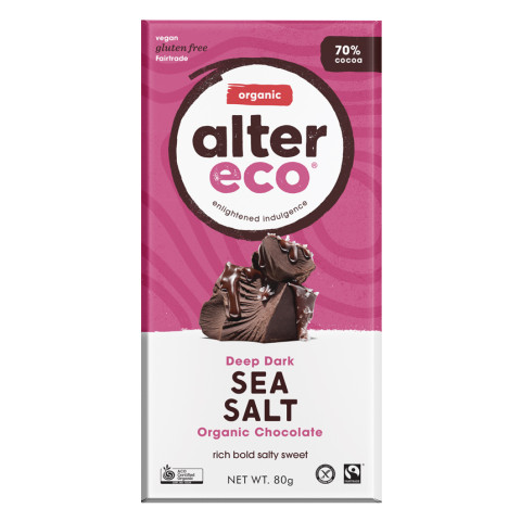 Alter Eco Sea Salt Dark Chocolate