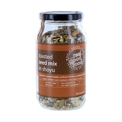 Real Good Food Seed Mix Toasted in Shoyu (Jar)