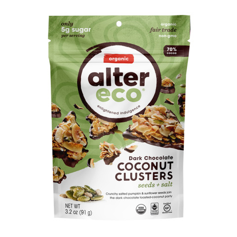 Alter Eco Seeds and Salt Coconut Clusters