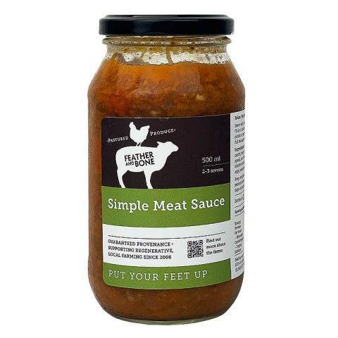 Feather and Bone Classic Beef Bolognaise Sauce