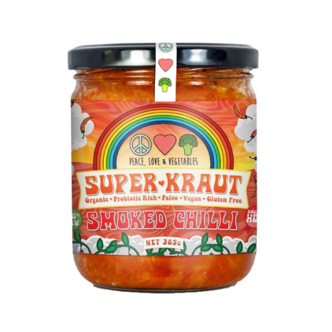 Peace Love and Vegetables Smoked Chilli SuperKraut