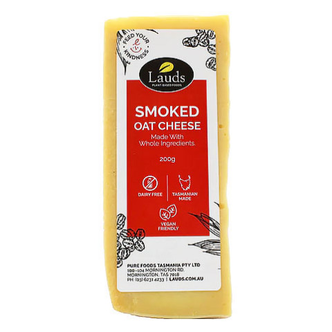 Lauds Plant Based Foods Smoked Oat Cheese (vegan)