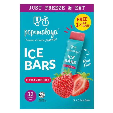 Pops Malaya Sobet Bars - Freeze at Home - Strawberry