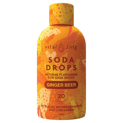 Vital Zing Soda Drops Ginger Beer