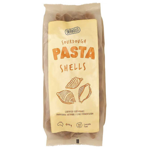 Berkelo Sourdough Pasta Wholewheat Shells