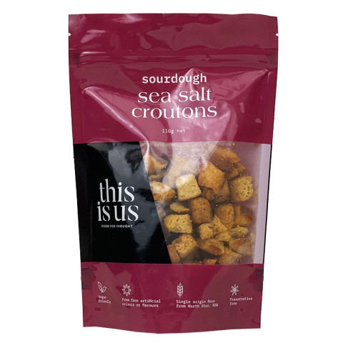 This is Us Sourdough Sea Salt Croutons