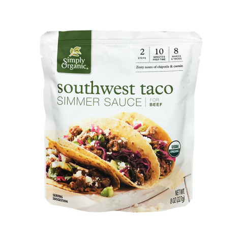 Simply Organic Southwest Taco Simmer Sauce