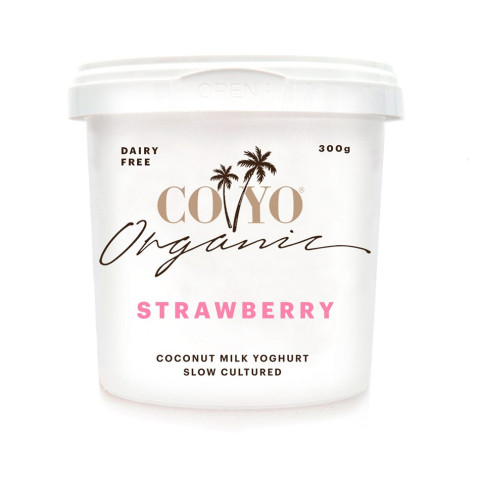CoYo Strawberry Coconut Yoghurt Vegan - Clearance