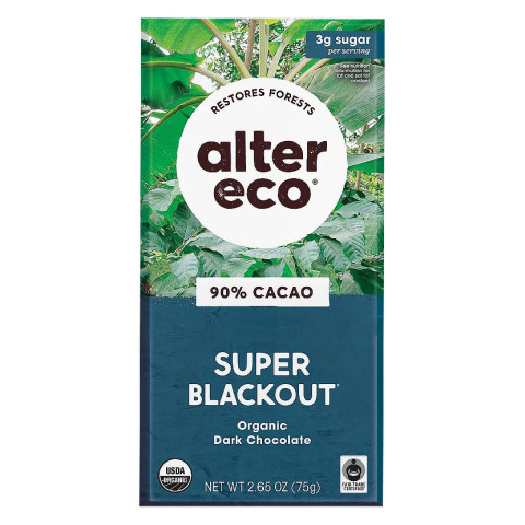Alter Eco Super Blackout Chocolate 90% Cacao